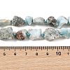 Raw Rough Natural Larimar Beads Strands G-D101-A06-01-5