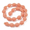 Synthetic Coral Carved Beads Strands CORA-I023-07E-1