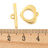 Brass Toggle Clasps KK-A223-10G-6