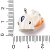 Animal Theme Resin Pendants RESI-S010-04C-3