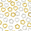 50Pcs Tibetan Style Alloy Bead Frame TIBEB-FS0001-11AS-9