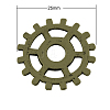 Tibetan Style Alloy Steampunk Pendants TIBEP-AB5006-AB-FF-1