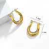 304 Stainless Steel Hoop Earrings IO9179-3-3