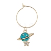 Alloy Enamel Wine Glass Charms AJEW-JO00181-2