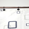 6Pcs Iron Shower Curtain Hook for Bathroom AJEW-LP0006-36B-3
