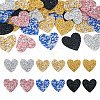Polyester Hotfix Rhinestone Iron on Patches Applique Patch FIND-TA0002-53C-1