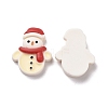 Christmas Theme Opaque Resin Cabochons RESI-G029-A07-2