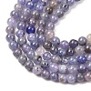 Natural Tanzanite Beads Strands G-H358-A08-3mm-01-4
