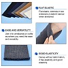 BENECREAT 6Pcs 6 Colors Polyester Elastic Ribbing Fabric for Cuffs DIY-BC0006-53B-4