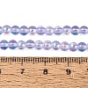 Electroplate Transparent Glass Beads Strands EGLA-Q132-4MM-A03-4