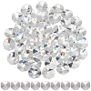 50Pcs Octagon Sew on Glass Rhinestone GLAA-SP0001-83A-02-1