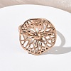 Adjustable 304 Stainless Steel Cuff Rings RJEW-Z121-01RG-02-2