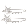 Starfish & Vortex 304 Stainless Steel Safety Pins Brooch Findings SA-CBA098D-16A-P04-1