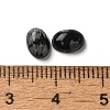 Natural Snowflake Obsidian Cabochons G-F605E-16B-3