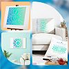 16Pcs 16 Styles Mandala Flower PET Plastic Hollow Out Drawing Painting Stencils Templates DIY-WH0045-45-5