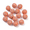 Czech Pressed Glass Beads GLAA-I061-13-1