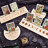 Gorgecraft 2 Sets 2 Style Wooden Tarot Card Stand Holder DJEW-GF0001-46A-02-4