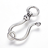 Tibetan Style S Hook Clasps LS-LF5091Y-2