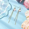 Alloy Enamel Dangle Earrings EJEW-JE06024-2