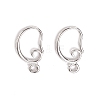 Brass Earring Hooks LS-KK-F828-02P-1