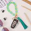 Chain Link Wristlet Keychain HJEW-SW00014-01-4