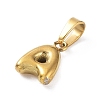 316L Surgical Stainless Steel Charms LS-STAS-G315-01G-A-2