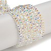 Electroplate Glass Beads Strands X-GLAA-Q105-02-10-1