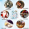 40Pcs 4 Colors 3D Flower Organza Drawstring Bags OP-BBC0001-06B-5