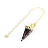 Natural Tourmaline Pointed Dowsing Pendulums PW-WGD4C0F-16-1