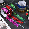 50M Laser Shining Bopp Plastic Scrapbook Decorative Adhesive Tapes AJEW-WH20002-57A-04-4
