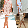 2Pcs 2 Styles Polyester Garter Leg Ring AJEW-CY0001-91-4