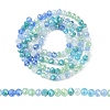 Electroplate Glass Beads Strands EGLA-yw0002-C06-1