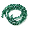 Transparent Electroplate Glass Beads Strands LS-EGLA-A039-T3mm-A10-2