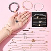8Sets 8 Styles Iron Alloy Link Bracelets Set for Women BJEW-FS0001-10-8