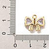 Brass Micro Pave Cubic Zirconia Charms KK-U037-18G-02-3