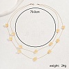 Elegant Stainless Steel Multi-Layer Butterfly Necklace for Women's Party XD6071-1