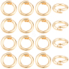 20Pcs Brass Locking Jump Rings KK-BBC0023-10C-7
