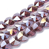 Electroplate Glass Beads EGLA-Q091-14mm-A04-1