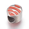 304 Stainless Steel European Beads STAS-F195-120P-2