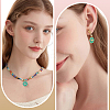 6Pcs 2 Colors Brass Pendants KK-BBC0021-45-4