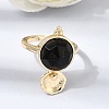 Brass Cuff Rings for Women GG-CBA7610-10G-11-2