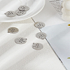 8Pcs 201 Stainless Steel Pendants STAS-LP0003-52-1
