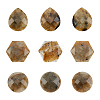 9Pcs 3 Style Natural Labradorite Cabochons G-FH0001-27-1