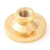 Golden Tone Round Wax Seal Brass Stamp Heads AJEW-S087-01G-08-3