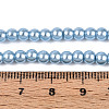 Baking Paint Pearlized Glass Pearl Round Bead Strands HY-Q003-4mm-24-A-4