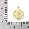 Brass Pave Natural Shell Pendants KK-P294-27G-3