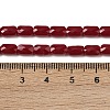 Opaque Glass Beads Strands GLAA-Z018-D24-4