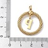 304 Stainless Steel Pendants STAS-D154-01P-G-3