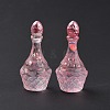 Dummy Bottle Transparent Resin Cabochon RESI-E025-05C-2