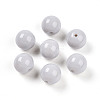 Opaque Solid Color Glass Beads GLAA-N007-10mm-A08-1